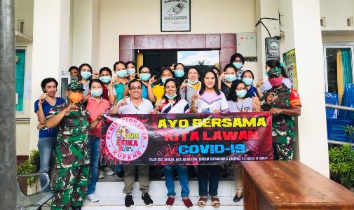 Lawan Covid-19!!!, ETIKA Bantu 2.000 Masker Untuk RSU Prof Dr WZ Johannes Kupang dan 11 Puskesmas