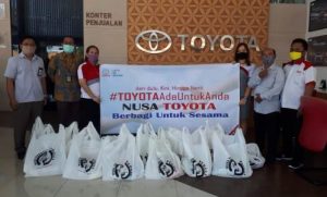 Nusa Toyota Bantu Warga Kota Kupang yang Terdampak Pandemi Covid-19, Ini Aksinya….