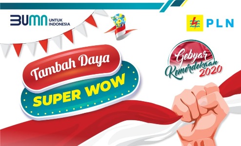 PLN Beri Diskon Tambah Daya “Super Wow” Lewat Gebyar Kemerdekaan 2020