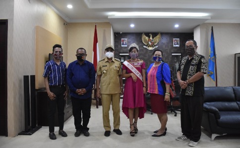 Finalis Puteri Cilik 2020 Minta Restu Wali Kota Kupang