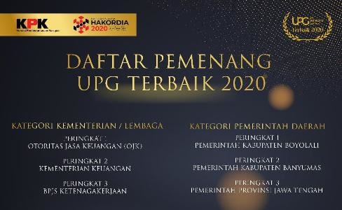 Raih Penghargaan KPK, OJK Terapkan Standar Tertinggi Antikorupsi