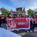 Ribuan Mahasiswa Fakultas Kesehatan UCB Terjun Ke Jalan; Kampanye HIV/AIDS