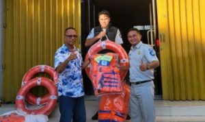 PT. SSS Dapat Bantuan Life Boy dan Life Jacket dari Jasa Raharja, Usman Husin Ucapkan Terima Kasih