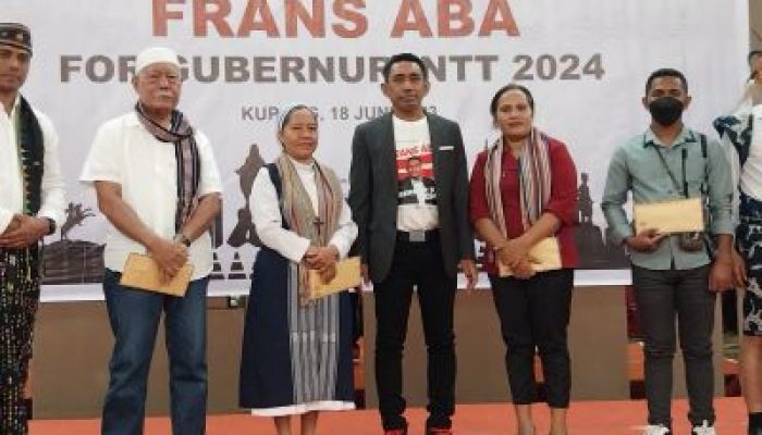 Frans Aba Maju Sebagai Calon Gubernur NTT 2024, Tawarkan Konsep Baru Bagi Percepatan Pembangunan